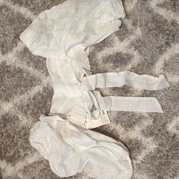 Zimmermann Jeannie Puff-Sleeve Crop Top - Picture 8 of 8